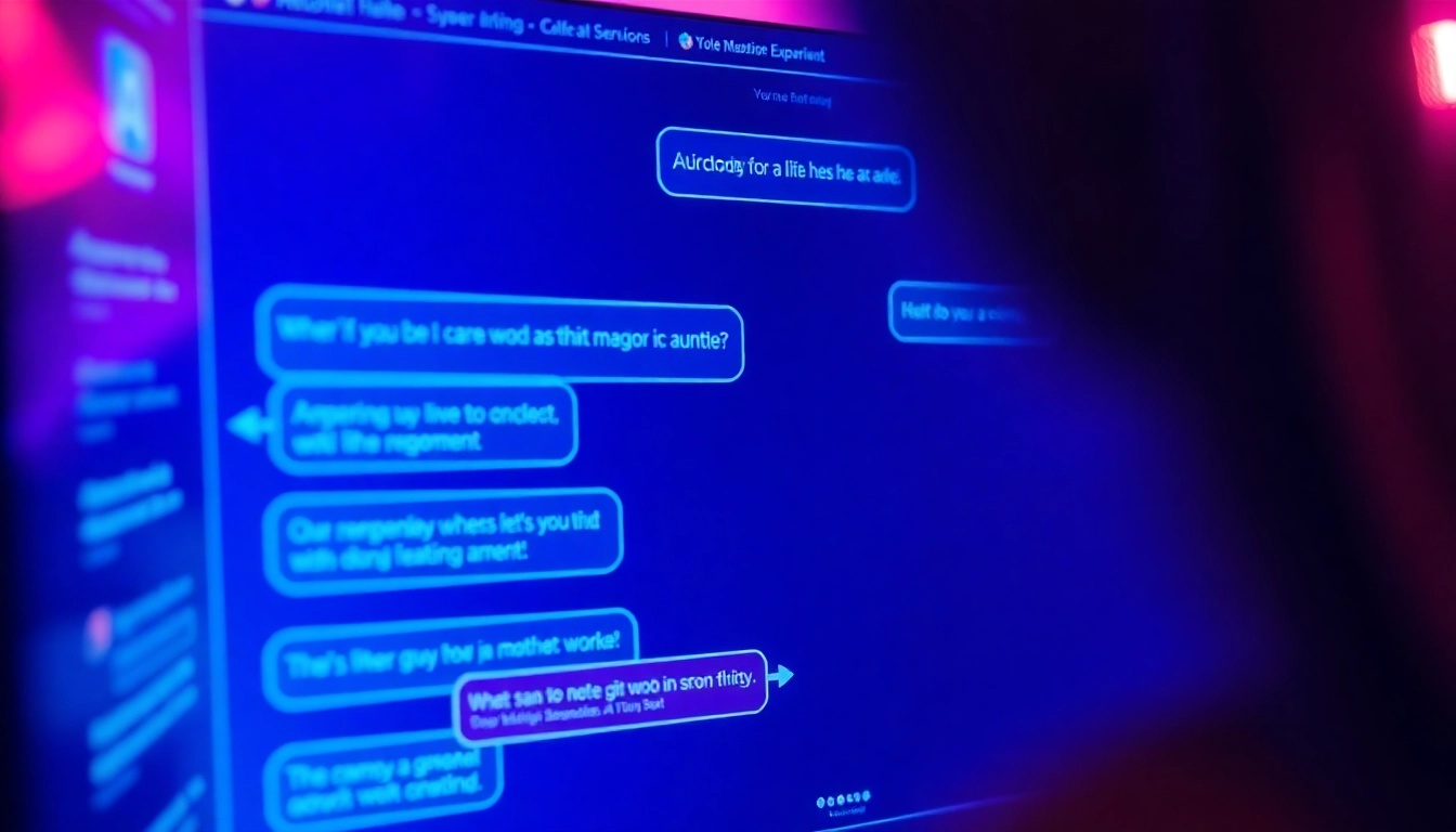 Engaging AI chat porn interface showcasing flirtatious interactions with an AI character.