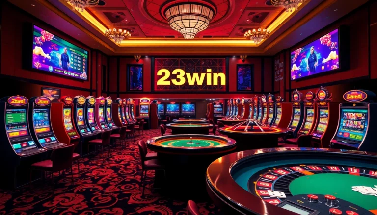 Engage in thrilling casino action featuring the 23win link with vibrant tables and slots.