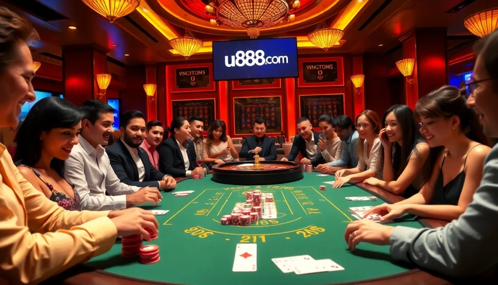 Experience the excitement of u888 com with vibrant casino tables and thrilling games.
