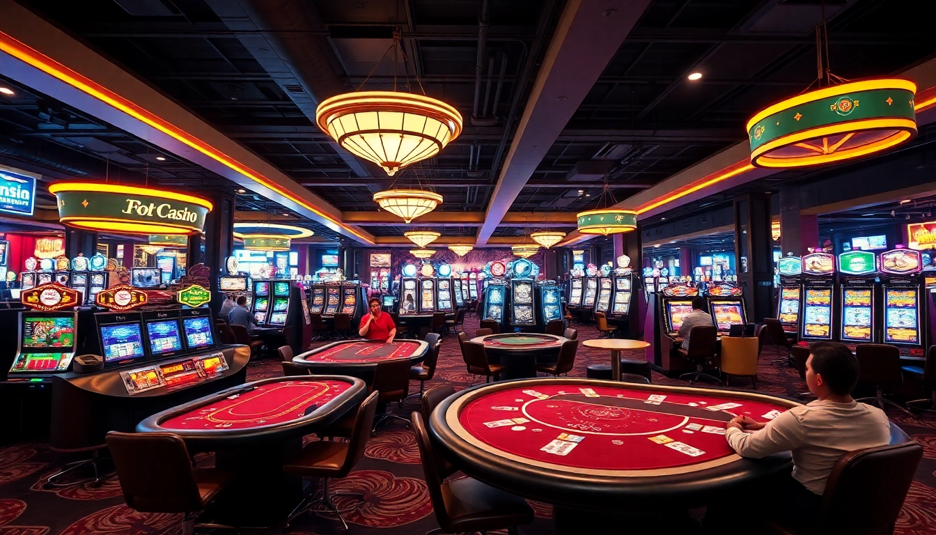 Jouer au casino en ligne francais avec des jeux lumineux et captivants sur un sol de jeu dynamique.