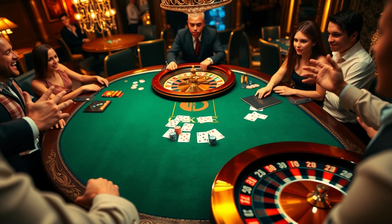 Experience the thrill of gambling at 8kbet.hair with vibrant poker action and luxurious casino ambiance.